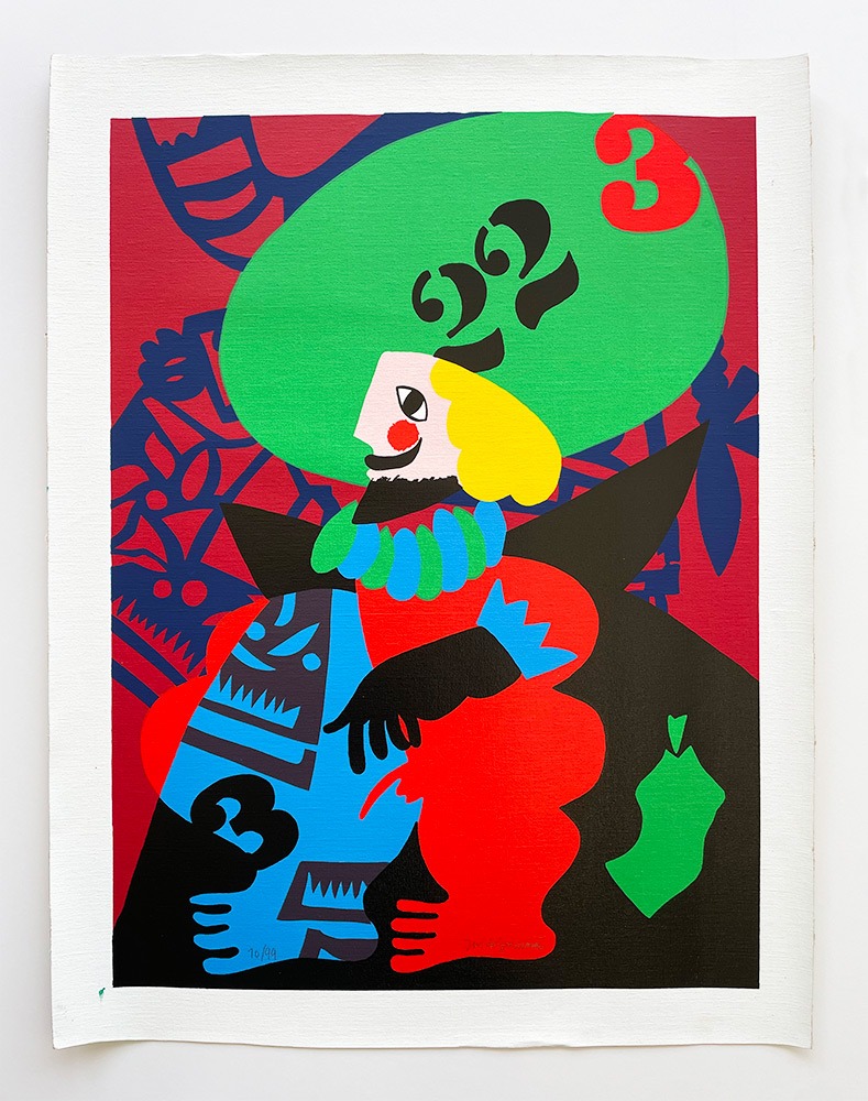 José de Guimarães - Serigrafia - Obra gráfica Velasquez