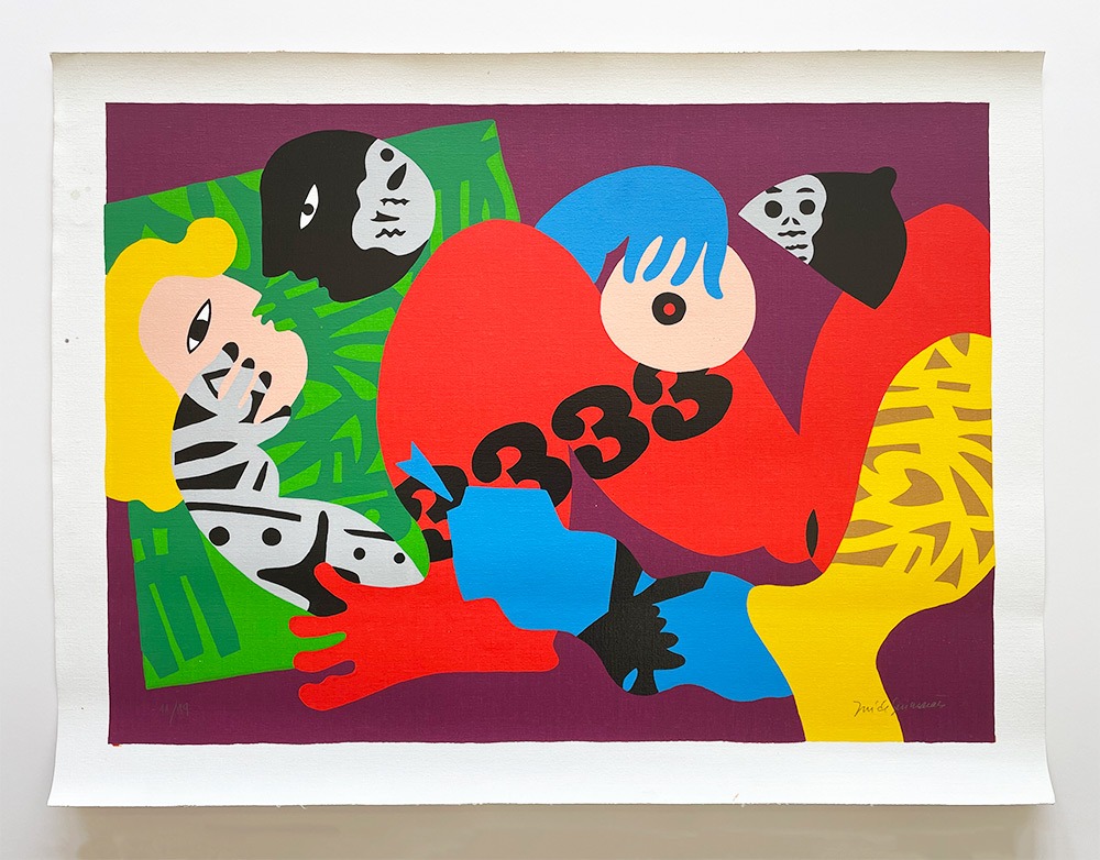 José de Guimarães - Serigrafia - Obra gráfica