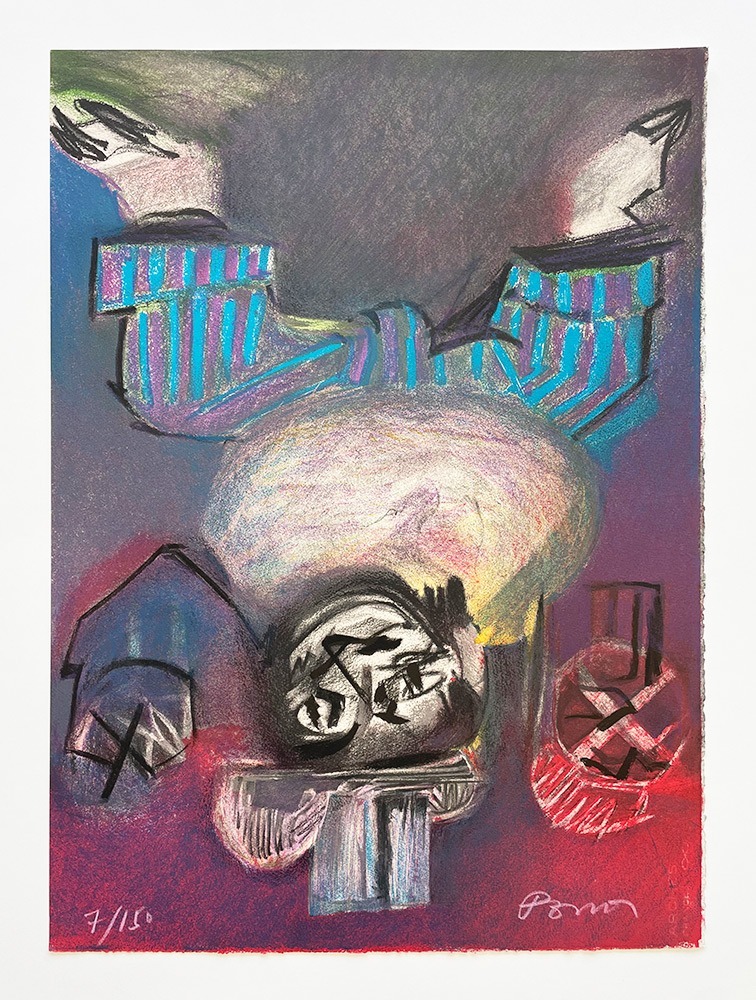 Júlio Pomar - Serigrafia - Obra gráfica O Banqueiro