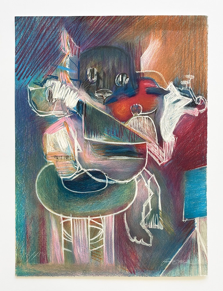 Júlio Pomar - Serigrafia - Obra gráfica O Gato Músico