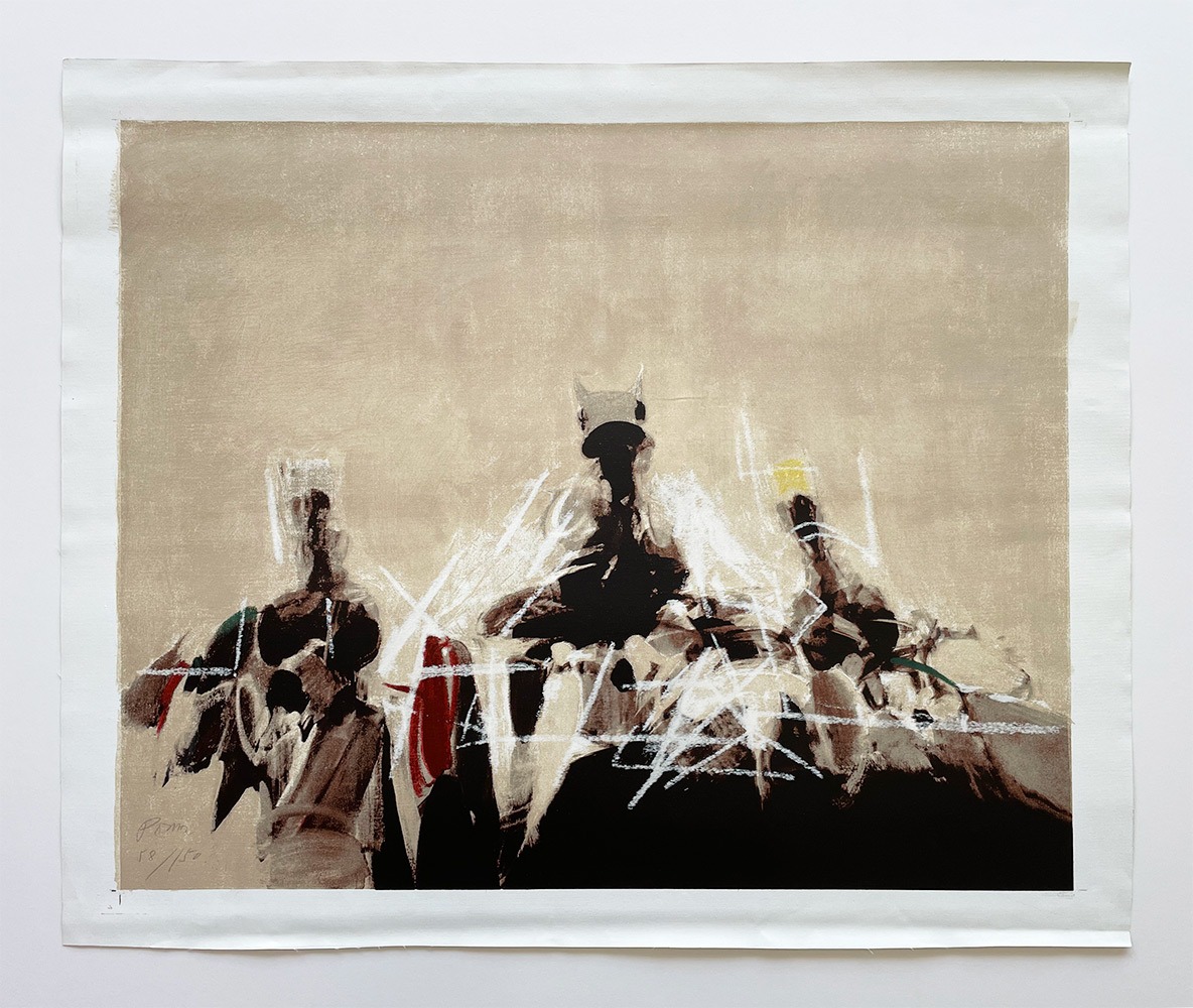 Júlio Pomar - Serigrafia - Obra gráfica Vincennes