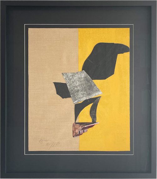 Júlio Pomar - Serigrafia - Obra gráfica Corvo