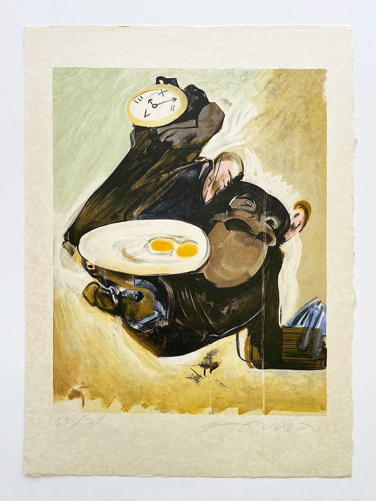 Júlio Pomar - Serigrafia - Obra gráfica Macaco Cozinheiro
