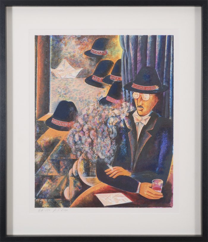 André Shan Lima - Serigrafia - Obra gráfica Fernado Pessoa